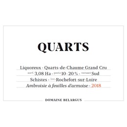 Ultra 2018 Quarts de chaume Grand Cru 0.375 L.